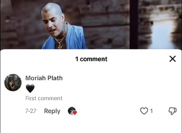 Moriah Plath’s alleged boyfriend – TikTok Via Reddit