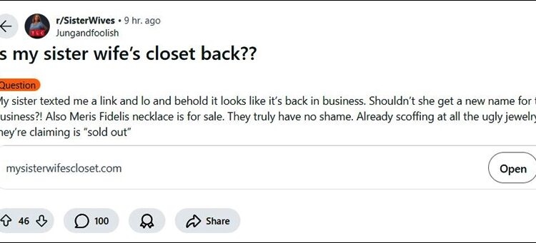 Sister Wives Fans Discuss Robyn Brown and My Sisterwife’s Closet – reddit