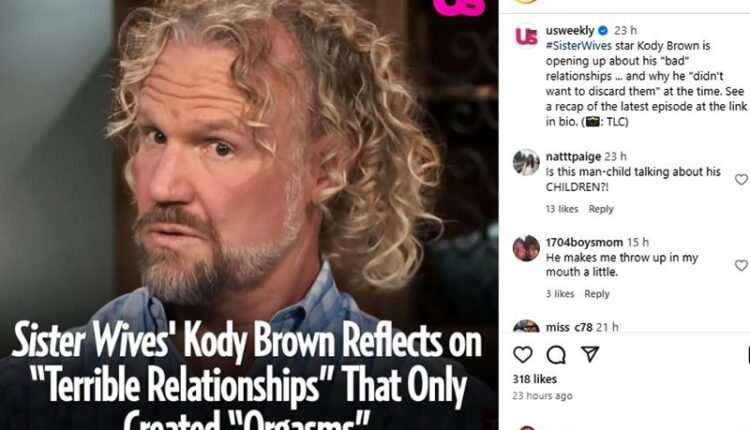 Sister Wives Star Kody Brown Disgusts TLC Fans – US Weekly – Instagram