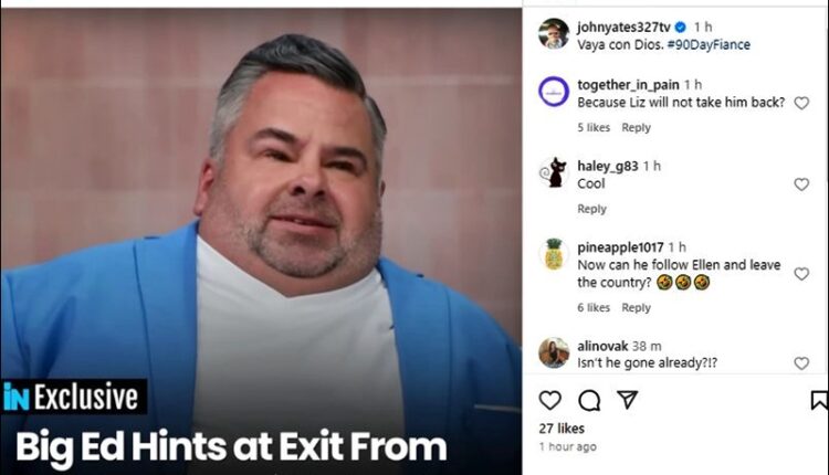 Big Ed Brown Hints Leaving 90 Day Fiance For Netflix – Intouch Weekly Via Instagram