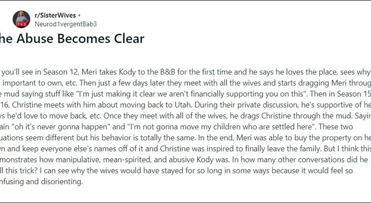 Kody and Robyn Brown Abuse Discussion – Reddit
