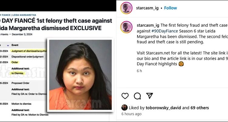 Leida Magaretha Case Dismissal – Starcasm – Instagram