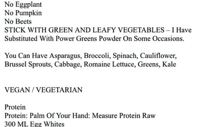 Diet PLan Part 3 – Instagram