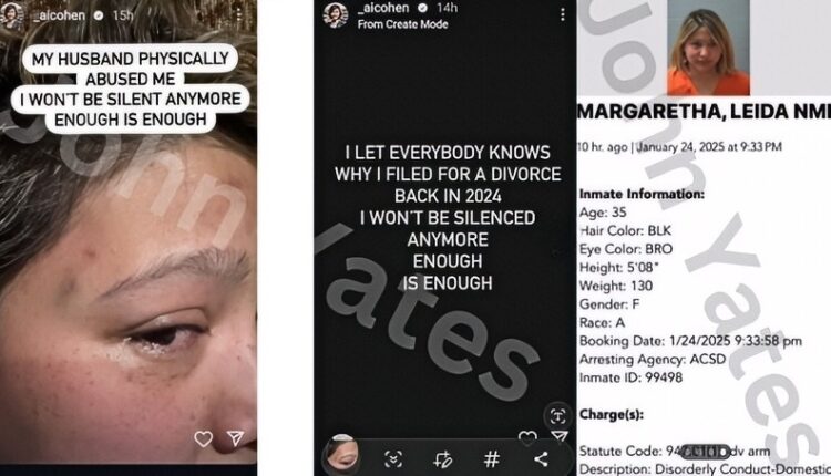 Leida Margaretha Posts About Abuse Before DV Arrest – John Yates – Instagram