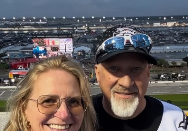 David and Christine At The Daytona 500 – Instagram