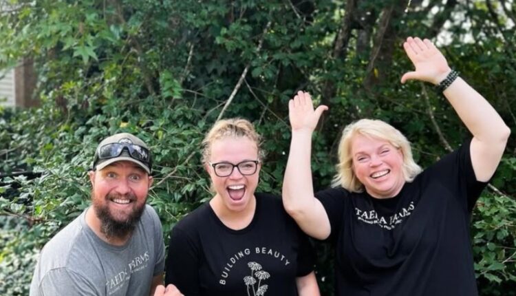 Maddie Brown Brush, Caleb and Janelle Brown at TAEDA Farms – Instagram