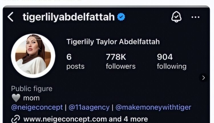 Tigerlily and Adnan Post on Reddit