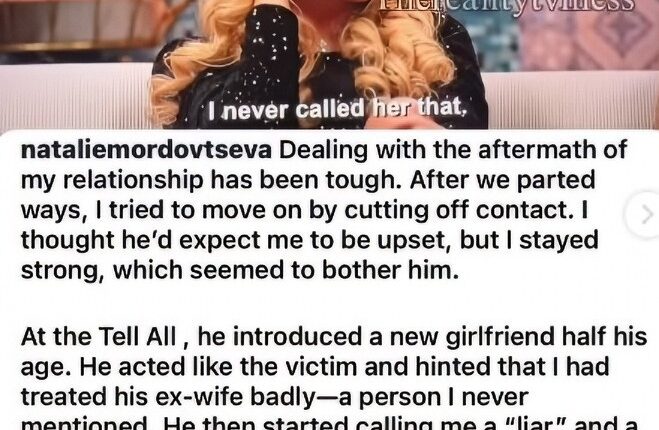 Natalie claims Josh lied about her – via @therealitytvmess – Instagram