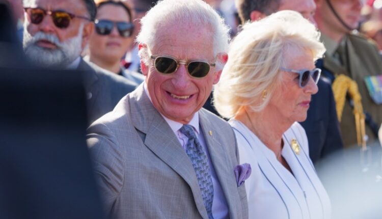 King,Charles,Iii,Shakes,The,Hands,Of,A,Spectator,During