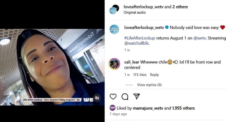 Only 128 comments arrived on this premiere reminder – WETV – Instagram