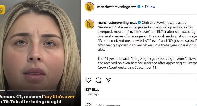 Rowlands Didn’t Expect A Long Sentence – Manchester Evening News – Instagram