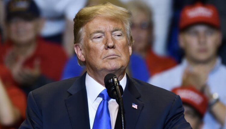 Wilkes-barre,,Pa,-,August,2,,2018:,President,Donald,Trump,With