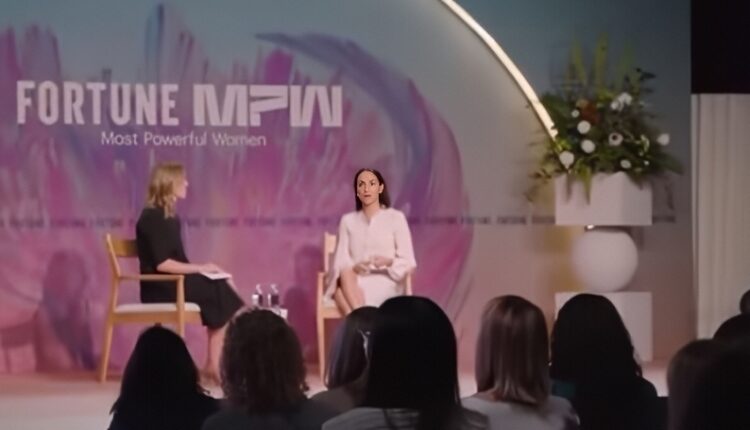 Meghan in her interview – Fortune – X