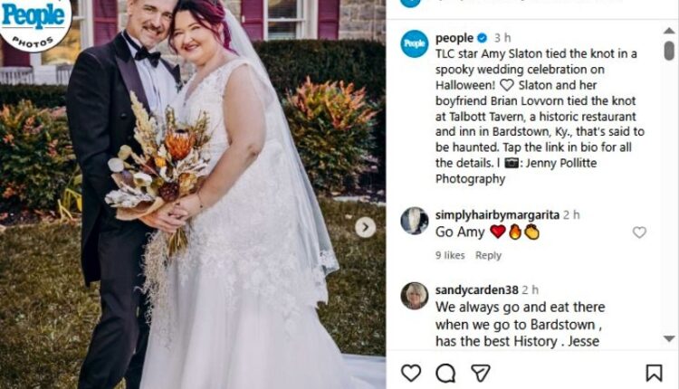 Brian and Amy’s Wedding Day – Via People – Instagram