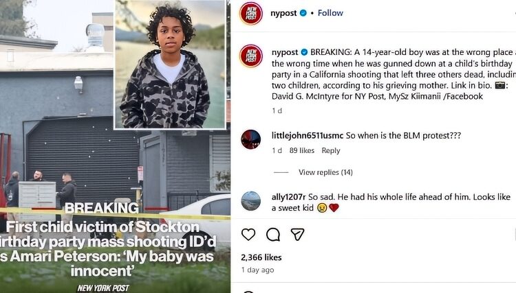 The 14-year-old victim – NYP – Instagram