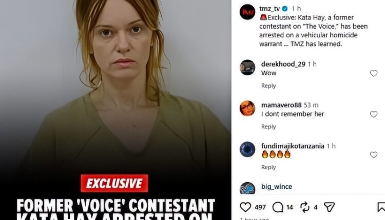 The Voice contestant arrested – TMZ – Instagram