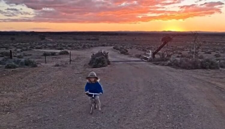 Gus in a vdeo showing him riding aorund the station – via 9 News Australia – YouTube