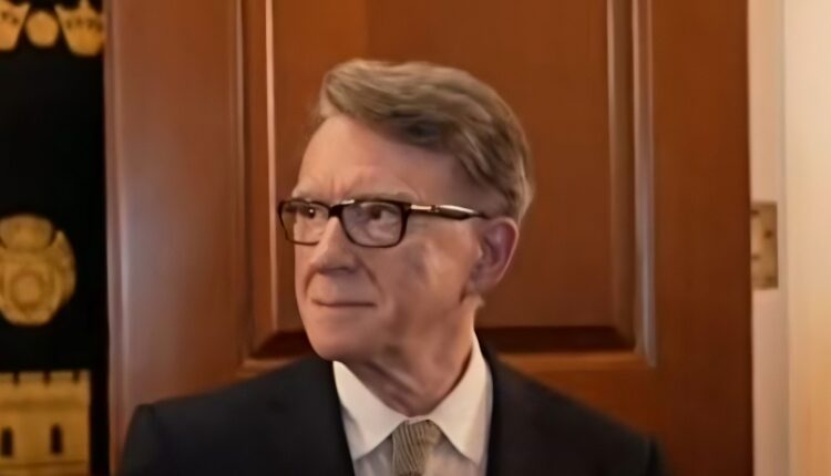 Lord Peter Mandeson as Ambassador to the USA – Via Channel 4 News – YouTube
