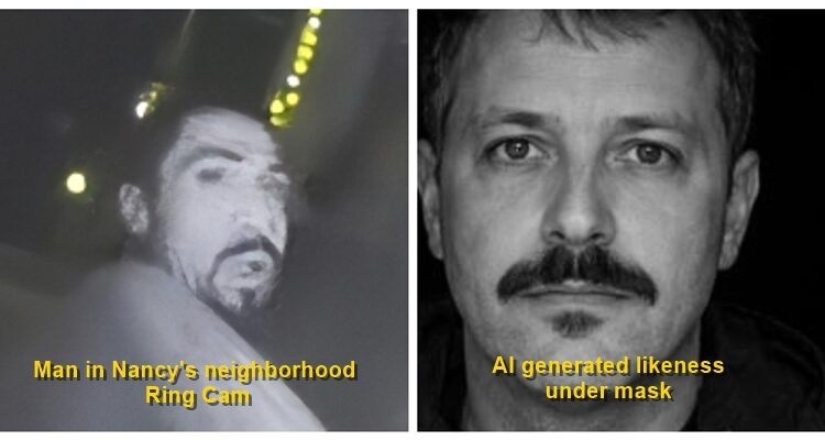 New guy ring cam vs AI rendition from Nancy’s Home