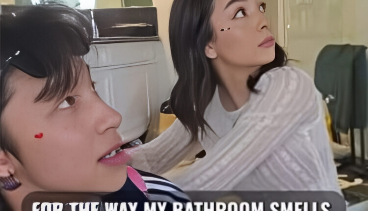 Screenshot of the video about the smell in the toilet – via Nancy Grace – YouTube