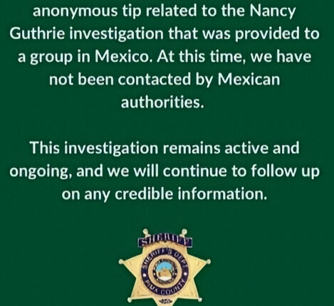 Sheriff Chris Nanon Drops A Statement – @PimaSheriff – X