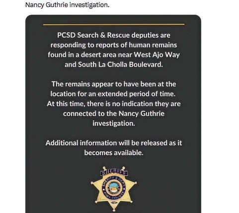 Pima County Sheriff Statement On X